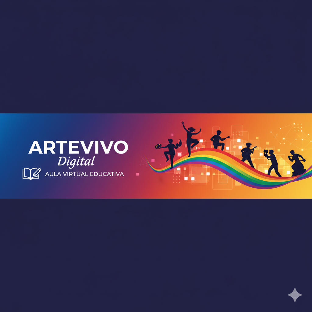 ArteVivoDigital, es un espacio virtual que busca convertirse en una ventana dinámica para la educación artística escolar. Su objetivo es integrar el arte con las herramientas digitales contemporáneas, fomentando la creatividad, la reflexión estética y la expresión visual a través de medios como el collage digital, la animación, la fotografía y la realidad aumentada.